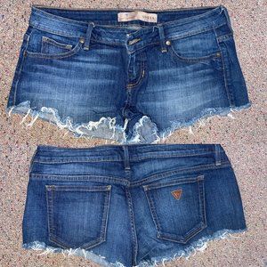Guess short blue jean shorts size 29